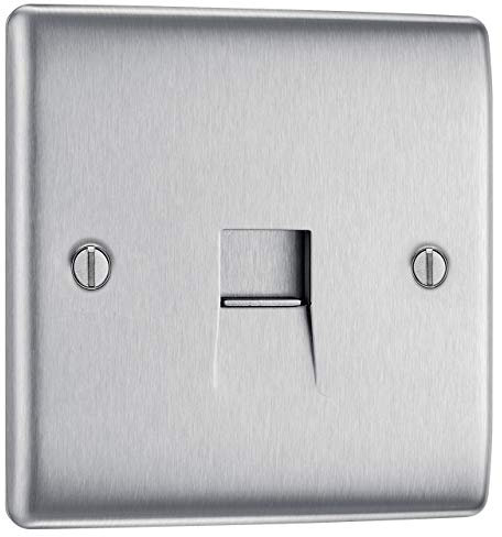 BG Electrical Single Telephone Master Socket
