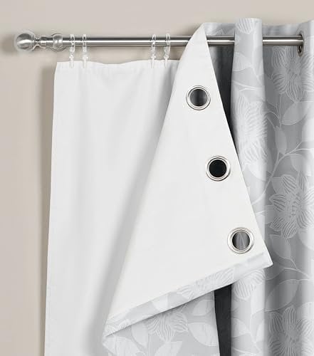Thick Thermal Pair of Blackout Lining For Eyelet Curtains Thermal Blackout Lining Pair - 3 Pass Insulated (46x54)