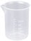 Snner 50 ml Transparente Kunststoff Labor Messbecher Werkzeug