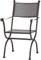 MBM 156119 Sessel Romeo niedrig, Eisengestell marone, 55 x 64 x 90 cm, Flächenfarbe marone antik