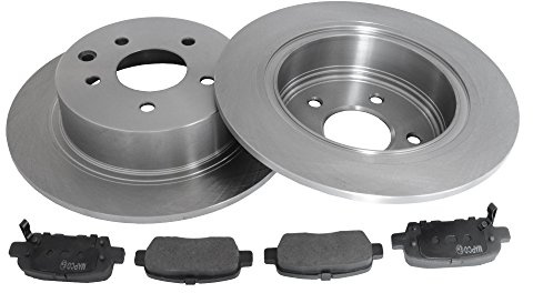 Mapco 47525 Bremsensatz Bremsscheiben mit Bremsbeläge | Kompatibel mit: NISSAN JUKE, NV200 / EVALIA Bus, NV200 Kasten, PULSAR Schrägheck, QASHQAI / QASHQAI +2 I, QASHQAI II SUV