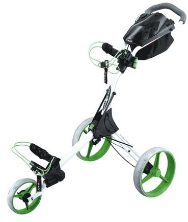 Big MAX IQ+ 3-Rad GOLFTROLLEY White-Lime