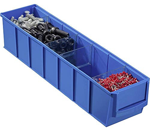 Allit ShelfBox 400S, blau (l x b x h) 91 x 400 x 81 mm