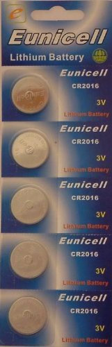 Eunicell 5 X CR2016 DL2016 5000LC CR 2016 Batteries Cells Lithium 3V