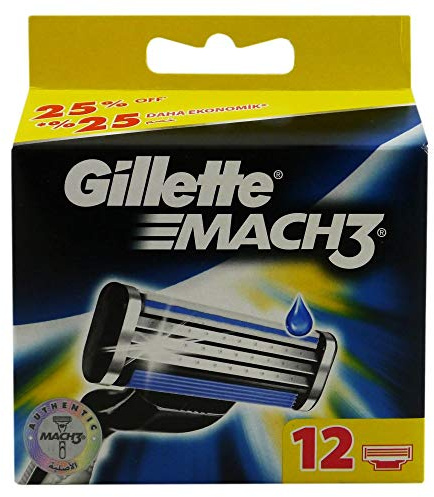 Gillette MACH3 SystemKlingen, 12 Stück