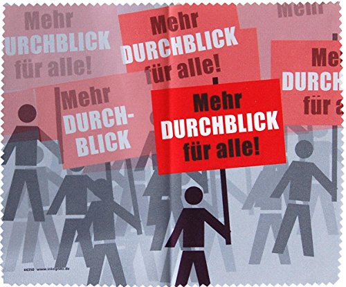 Inkognito Brillenputztuch 18 x 15 cm • 44350 ''Mehr Durchblick Künstler Julia Weiss/Lidwien Steenbrink
