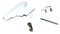 Hotpoint C00259409 Washing Machine Door Handle Kit, White