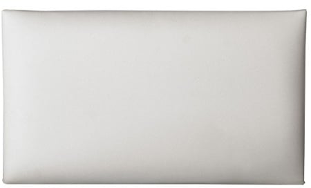 K&M 13824 Sitzpolster Weiß - Kunstleder-Polstersitz mit breiter Sitzfläche für K&M Keyboard- und Klavierbank
