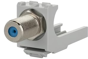 METZ BTR x-DAT modul KOAX modul F/F Durchgangskupplung koaxial mit F-Stecker lichtgrau