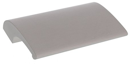 ToniTec Balkontürgriff außen ALU Ziehgriff Terrassentürgriff Modell Oskar in der Farbe Inox - Edelstahloptik inkl. Schrauben