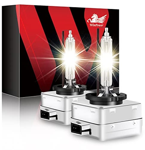 WinPower D1S Xenon Brenner 35W HID Scheinwerfer Biren Entladungslampe Set 85V 4300K Gelb Mehr Licht Extreme Vision Headlight Lampe, 2 Stücke