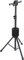 K&M 17620 E+A-Gitarrenständer Double Schwarz - Einhängesystem für 2 Gitarren - Aufstellmaß 76 cm Durchmesser - aus Stahl