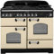 Rangemaster Classic Deluxe CDL110DFFCR/C 110cm Dual Fuel Range Cooker - Cream / Chrome