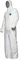 DuPont D14663953 Tyvek 500 Xpert Chemical Protective Clothing with Hood, Category III, Type 5-B and 6-B, White, Size S
