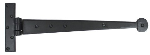 From The Anvil Black 15 Inch Penny End T Hinge (Pair)