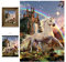 3D LiveLife Linsenförmige Wandkunst Drucke - Einhorn Abendstern von Deluxebase. Ungerahmtes 3D Schloss Poster. Perfekter Wandfüller. Original kunstwerk lizenziert von bekannt künstler, David Penfound