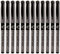 Pilot V Fineliner Liquid Ink 1.2 mm Tip - Black, Box of 12