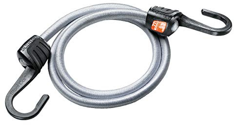 Master Lock 3036EURDAT Gummi-Spannseil mit Haken [120 cm langes Spannseil] [Stahlhaken] - Ideal zum Transportieren, Verpacken und Sichern von Lasten, Multi