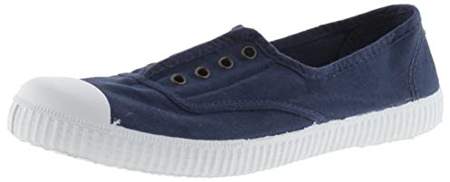 victoria Inglesas 1915 Lona Drec & Elástico Central & Refuerzo Puntera 106623 para Mujer Marino 41