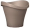 Scheurich Wave Garden Pflanzgefäß Living Taupe Ø 30 cm, Höhe 26 cm, Volumen 6 l