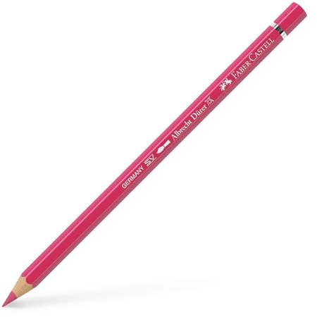 Faber-Castell Art & Graphic Albrecht Dürer Watercolour Pencil, 124, Rose Carmine, for Craft, Drawing, Sketching, Home, School, University, Colouring
