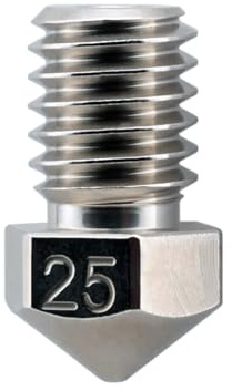 Micro Swiss - RepRap/E3D Druckdüse mit Antihaft-Beschichtung 1.75mm [TwinClad XT] - 0.25mm