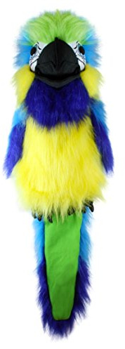 The Puppet Company - Large Birds - Blue & Gold Macaw Hand Puppet