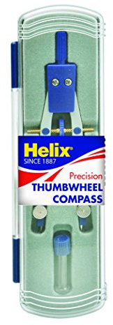 Helix Precision Zirkel mit Daumenrad