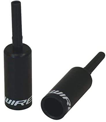 Jagwire JA5154 Endstück Verstärker Bremsen Rückstände aus Aluminium, 50-teilig, schwarz, 5 mm