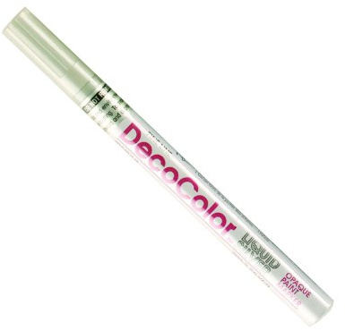UCHIDA 200-C-SLV Marvy Deco Color Fine Point Paint Marker, Silver, 1 Count (Pack of 1)