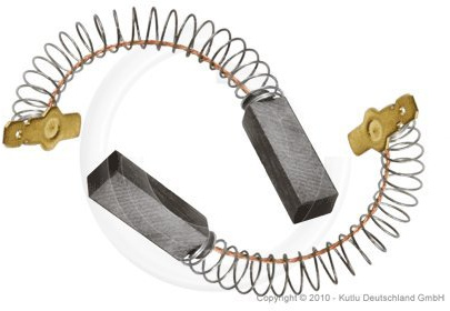 2x Kohlebürsten Kohlestifte Kohlen für AEG 6,3x8x22,5/25 mm nt-900 305155