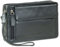 Rimbaldi Original HANDGELENKTASCHE für den Mann Mit HANDSCHLAUFE Weiches Rind-Nappaleder Schwarz