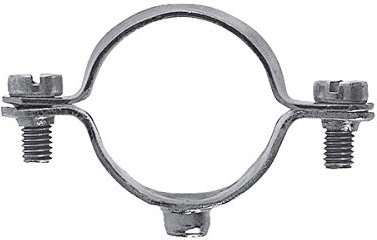 Fischer Collarino Collare distanziatore in metallo per cavi e tubi, 18/19 mm diametro (50 Pz. per confezione), 501186