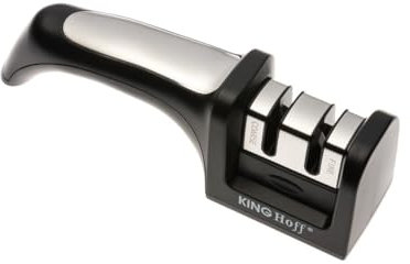 Messerschärfer Kinghoff Messerschärfer Messerschleifer Knife Sharpener mit 2 Stufen