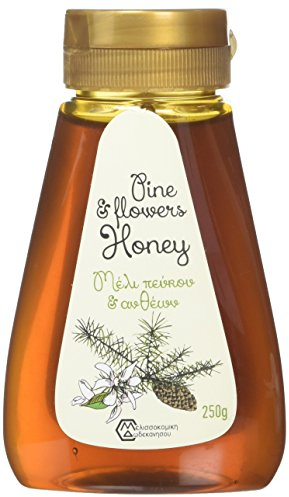 Melissokomiki Dodecanesse Squeeze Pet Pine and Flowers Honey 250 g (Pack of 2)