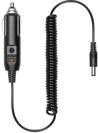 TechniSat 12 V-Anschlusskabel für Zigarettenanzünder -Adapterkabel, DC Hohlstecker 2,1 x 5,5 mm, 1,5 m Stromkabel für Kamera, GPS, DVD Player, CCTV, Kühlbox