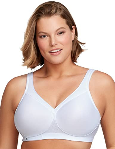 Glamorise Damen 1006 Sports Bra, Weiß, 95B