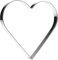 Cookie cutters Heart s/s 20cm guaranteed quality