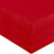 aqua-textil Royal XL Spannbettlaken Boxspringbett Wasserbett 200x220-220x240 cm Rubin rot 210g/qm Jersey Mako Baumwolle Elasthan Spannbetttuch