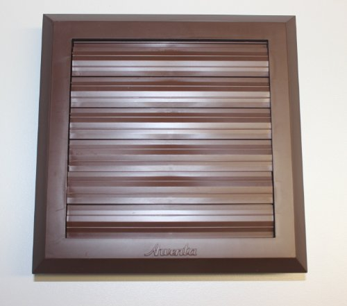Lüftungsgitter Abschlussgitter Insektenschutz braun Ø 100mm Jalousie Ventilator T38br