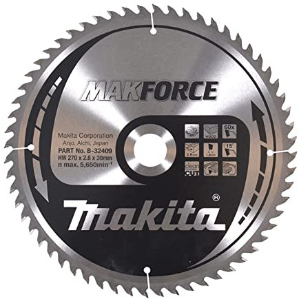 Makita B-32409 MAKFORCE TCT Saw Blade 270x30x60T