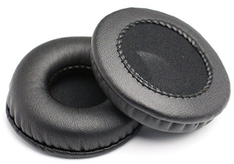 Shinecozy Premium Kopfhörer Ohrpolster Kunstleder Schaumstoff-Ohrkissen, Headset Ohrpolster Ersatzteile (For Universal Diameter 65MM)