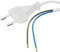PremiumCord 230V 3m, Euro Enchufe A Extremo de Cable Abierto, Cable de Alimentación, 2 Extremos de Cable Expuestos, Color Blanco