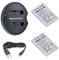 Newmowa EN-EL5 Replacement Battery (2-Pack) and Dual USB Charger for Nikon Coolpix P530, P520, P510, P100, P500, P5100, P5000, P6000, P90, P80 Cameras