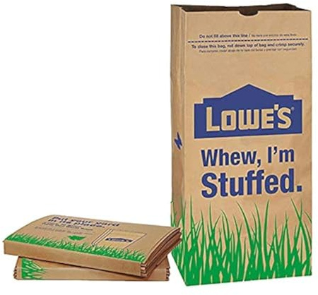Lowes Lot de 10 sacs poubelle en papier pour pelouse et feuilles de lave, savon pour le jardinage et le nettoyage des mains après le travail de la cour