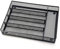 HaWare Cutlery Tray, Cutlery Organizer with Non-Silp 5 Compartments, Utensil Drawer Storage for Kitchen/office, Steel Mesh Silverware Drawer/Holder/Divider, 31.8x23.7x5cm, Rust-Free, Black