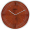 Atlanta Moderne Wanduhr Quarz, 30 cm, Metallgehäuse im Rostlook, Index-Ziffernblatt, Kupfer/rot - 4530/18