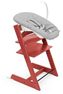 Chaise Tripp Trapp Warm red et newborn set
