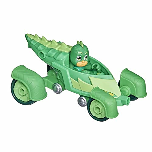 PJ Masks Geckomobil Vorschulspielzeug, Geckos Fahrzeug mit Gecko Action-Figur für Kinder ab 3 Jahren