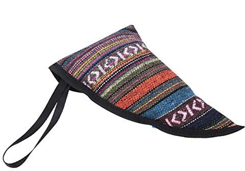 Ocarina Tragetasche Ochsenhorn Form Tasche Kleine Mini wasserdichte Tragbare Ocarina Tragetuch Tasche für 12 Löcher Ocarina Teile Zubehör
